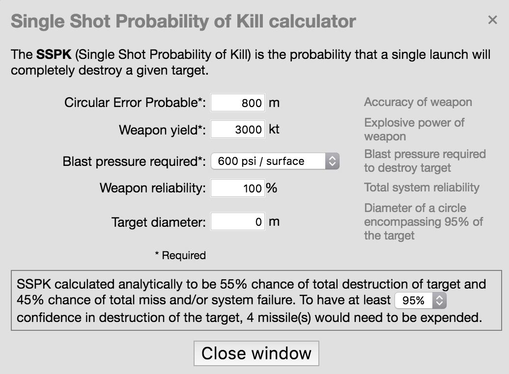 Screenshot of the SSPK menu for a DF-5 weapon